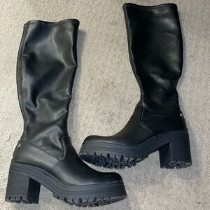 High Leather Boots